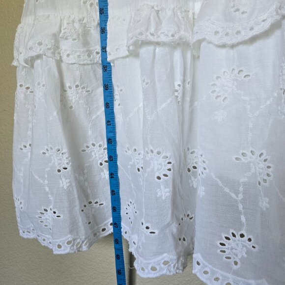 White Maxi Cotton Sundress - Picture 11 of 15